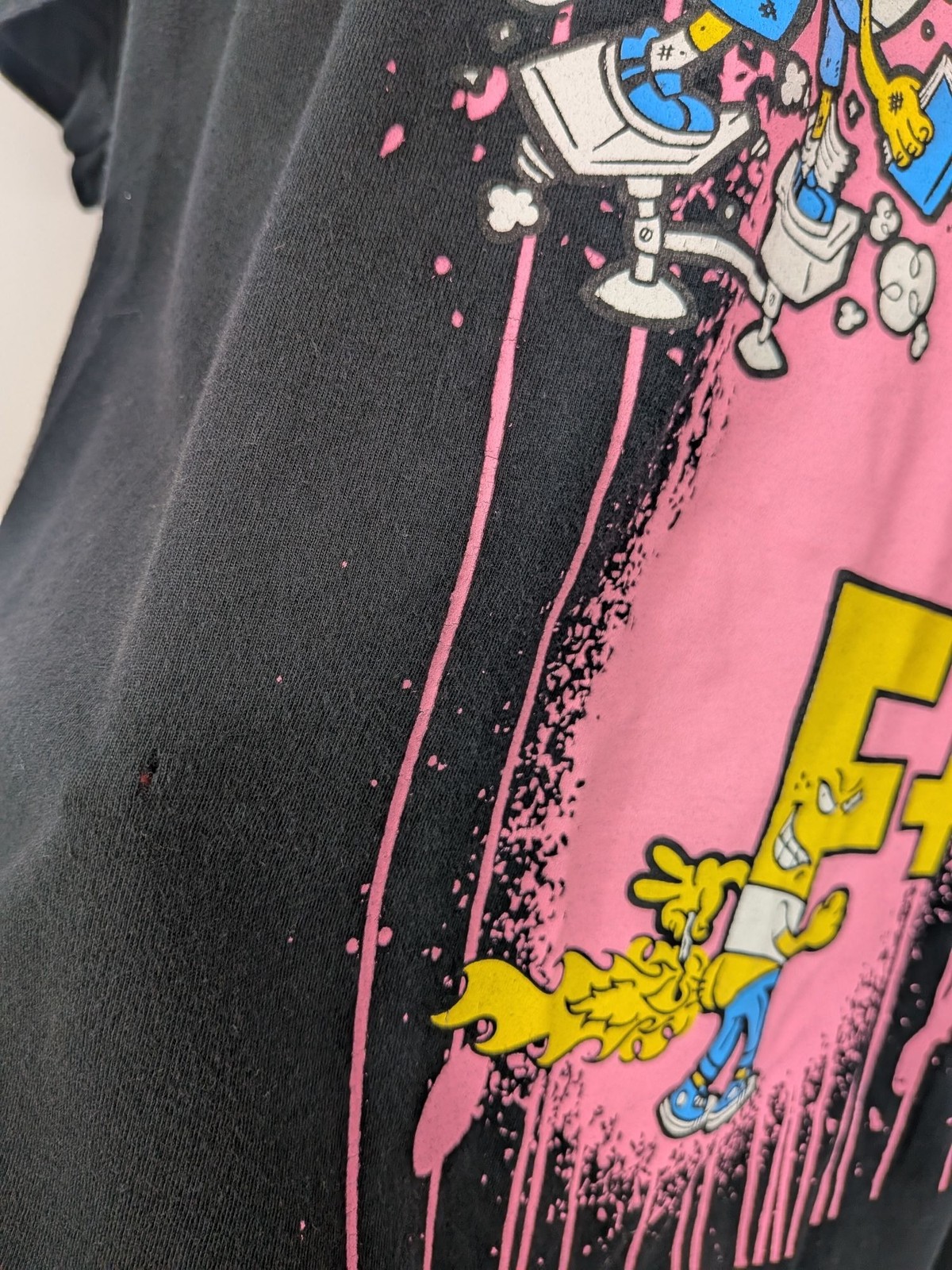 American Apparel Bad Grades Graphic T Shirt Y2K Streetwear Grunge Skate 2XLarge gallery