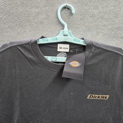 Dickies Men Shirt M Gray Camo Logo Graphic Print Short Sleeve Crew Neck NWT