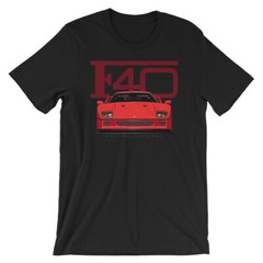 The Original Driver Apparel Ferrari F40 Shirt – Logo, F50, Pininfarina, Supercar