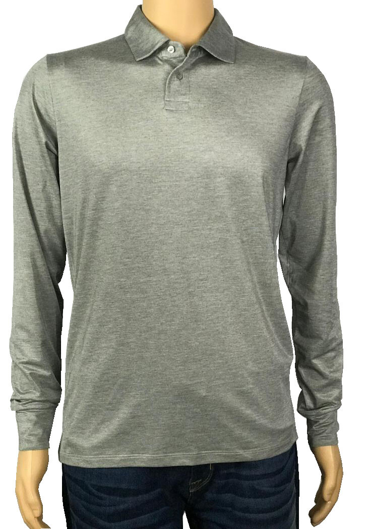 Nero Perla Men’s Long Sleeve Polo Shirts