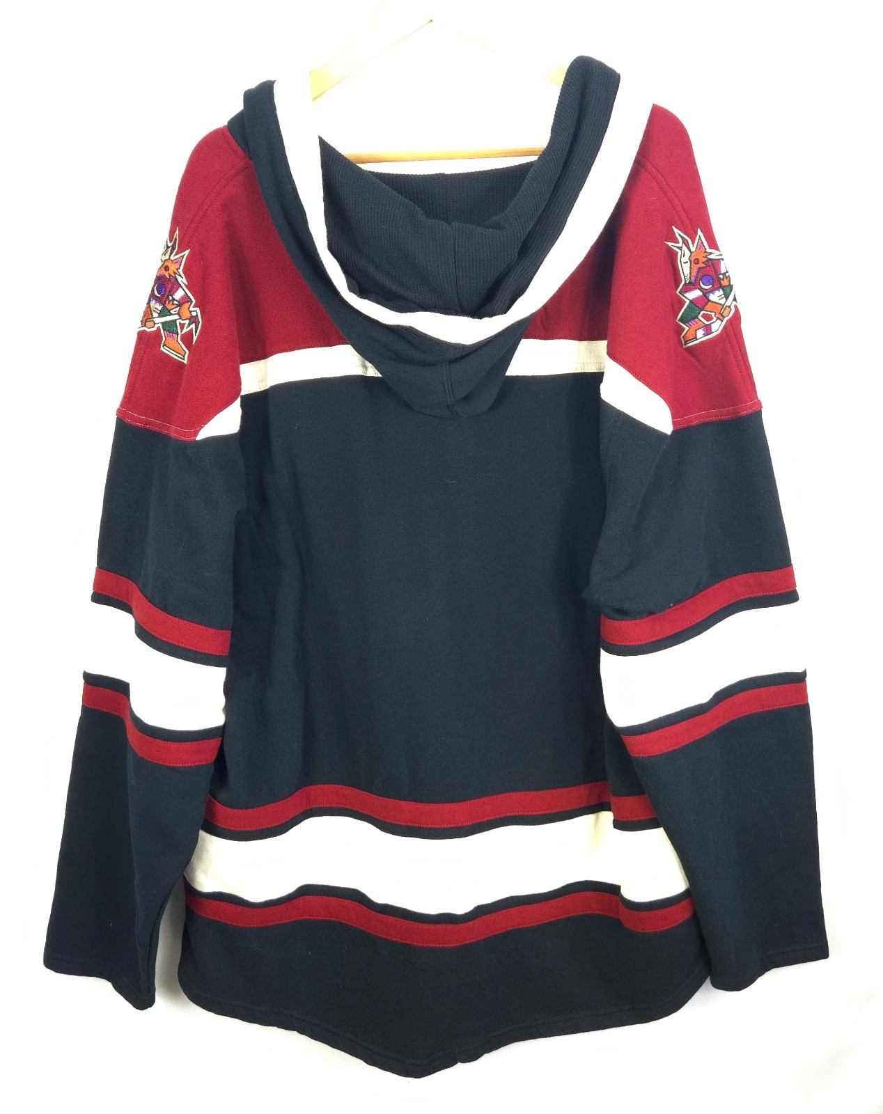 47 Brand NHL Arizona Coyotes Lace Up Hoodie Size 3XL NWT - Hockey Fan Gear gallery