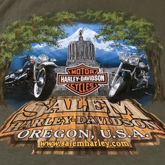 Harley Davidson Large Green Tank Top Sleeveless T Biker Chopper Motorcycle