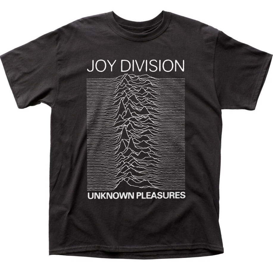 Joy Division Unknown Pleasures T Shirt Mens Rock Band Tee Classic Music Black gallery