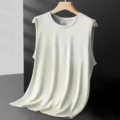 Men’s Ice Silk Mesh Vest Lightweight Sports Summer Wear Sleeveless T-shirt Tank
