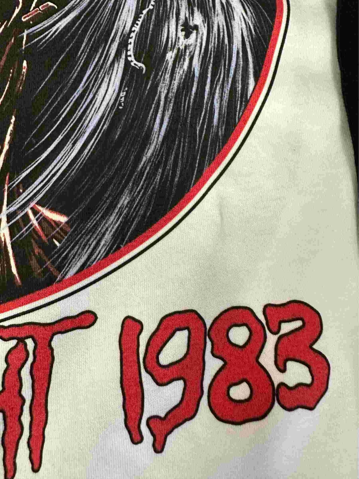 Iron Maiden British Metal Ounslaught 1983 Raglan S to 3XL gallery