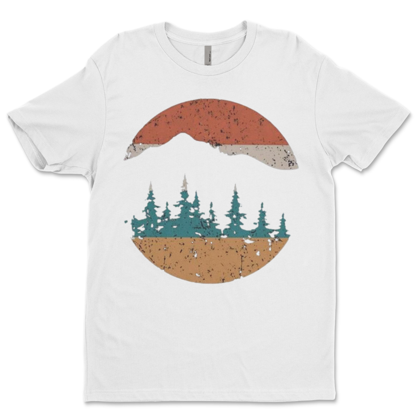 Custom T-Shirt Mountains/ Unisex Soft Style T-Shirts, Next Level- Cotton gallery