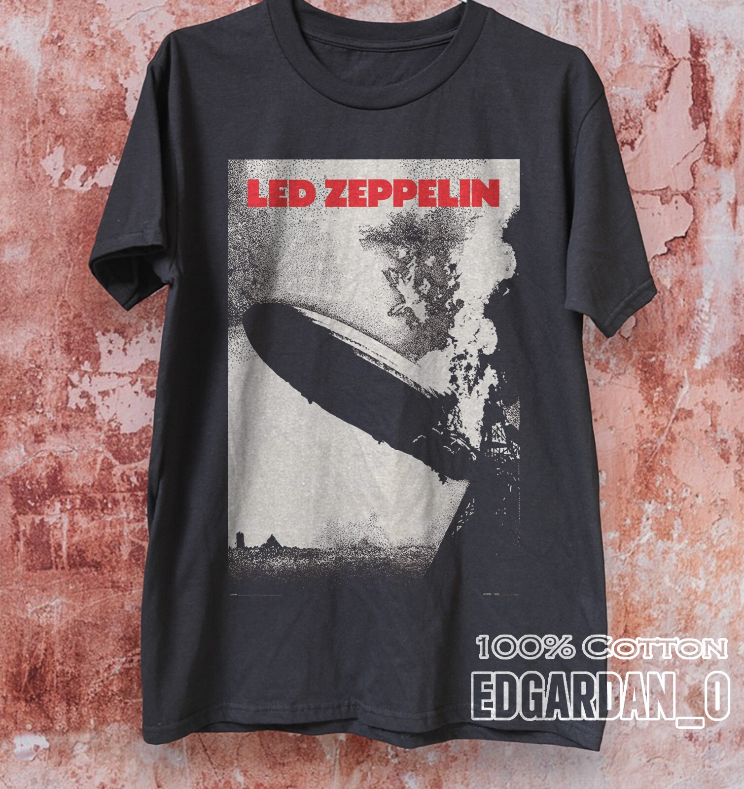 Led Zeppelin Album Rock Unisex Black T-Shirt S-5XL gallery