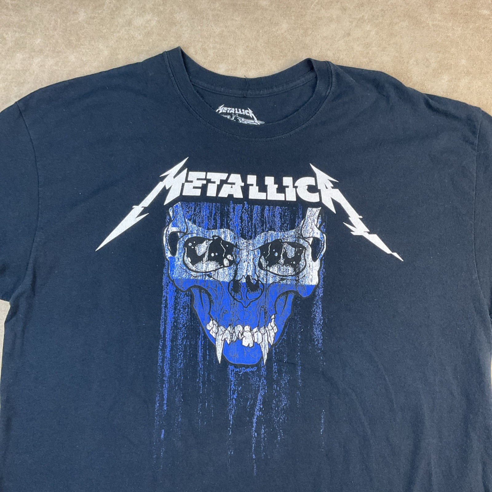 Metallica T-Shirt Men Sz XL Worldwired Tour 2017 VTG Y2K Orlando Double Sided gallery