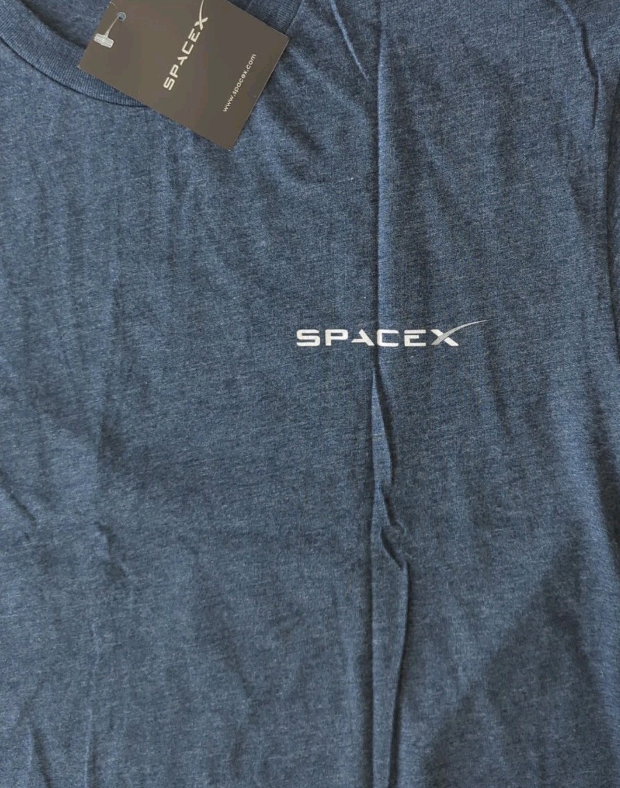 Space X Tshirt NWT Men's Size Large Falcon F9 JCSAT-14 gallery