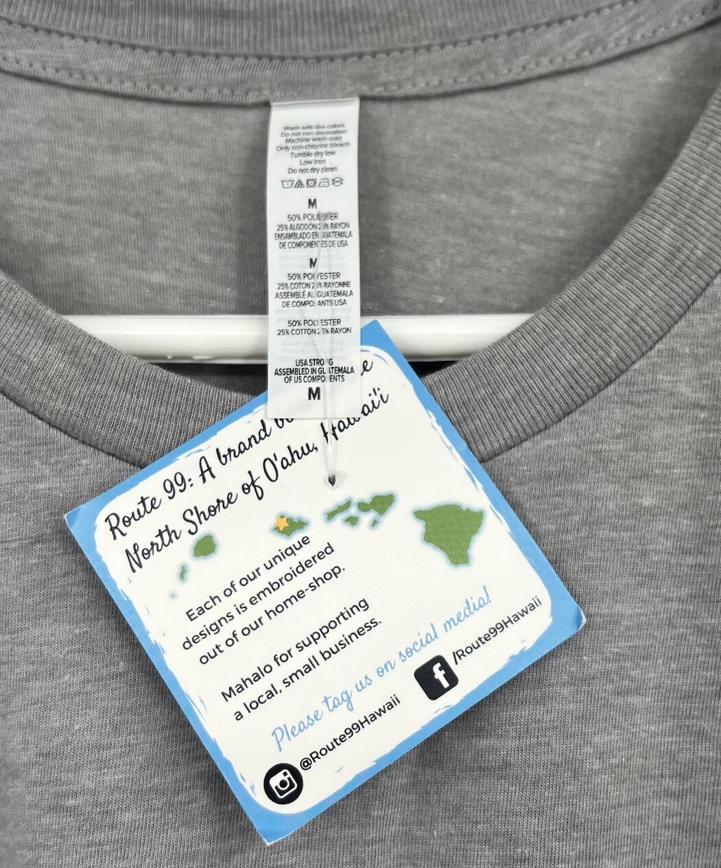 Mens Route 99 Hawaii MWT Pocket Tee Shirt Vacation Beach gallery