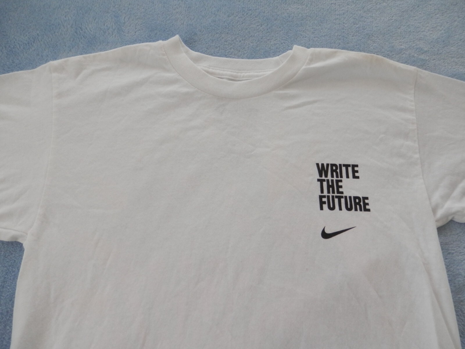 Nike VINTAGE WRITE THE FUTURE Brazil RONALDINHO Tee-jersey Shirt Top Men sz S nw gallery