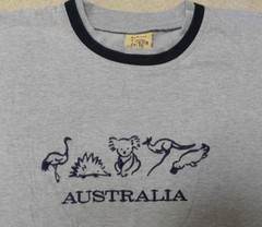 AUSTRALIA STITCHED KANGAROO, KOALA, PLATYPUS, FLAMINGO Sydnee T-Shirt Men’s LRG