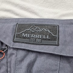 Merrell Shirt Mens Medium Gray Tencel Cargo Pocket Tee Hiking Outdoor JAM26139