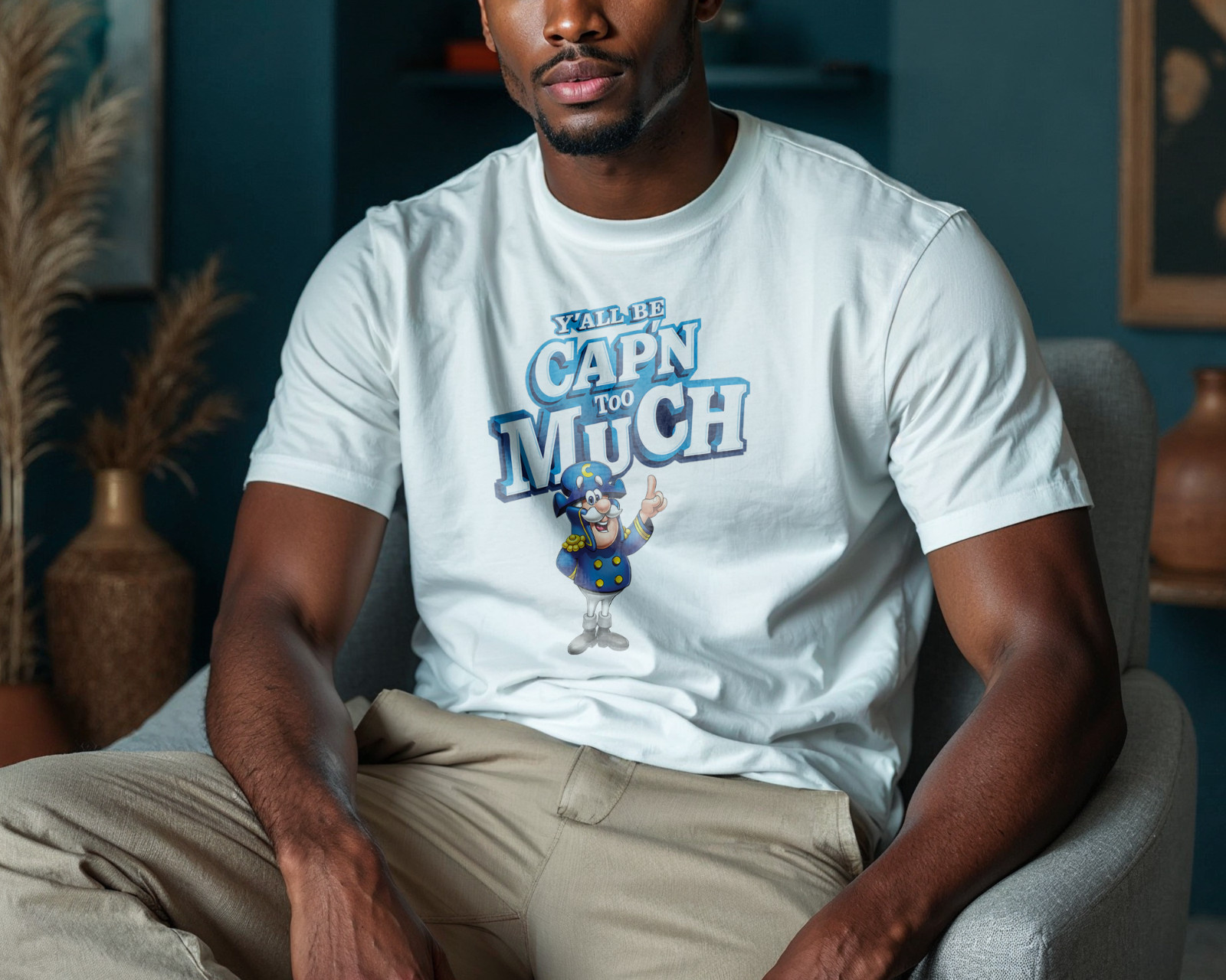 Y’all Be Cap’n Too Much T-Shirt – Funny Meme Graphic Tee A 241 gallery