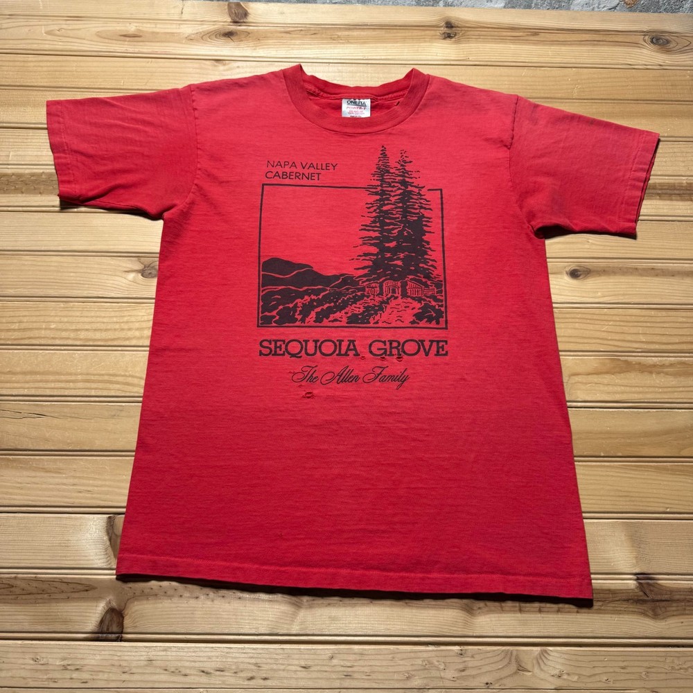 Vintage 90s Sequoia Grove Napa Valley Cabernet Allen Family T-Shirt USA – Large