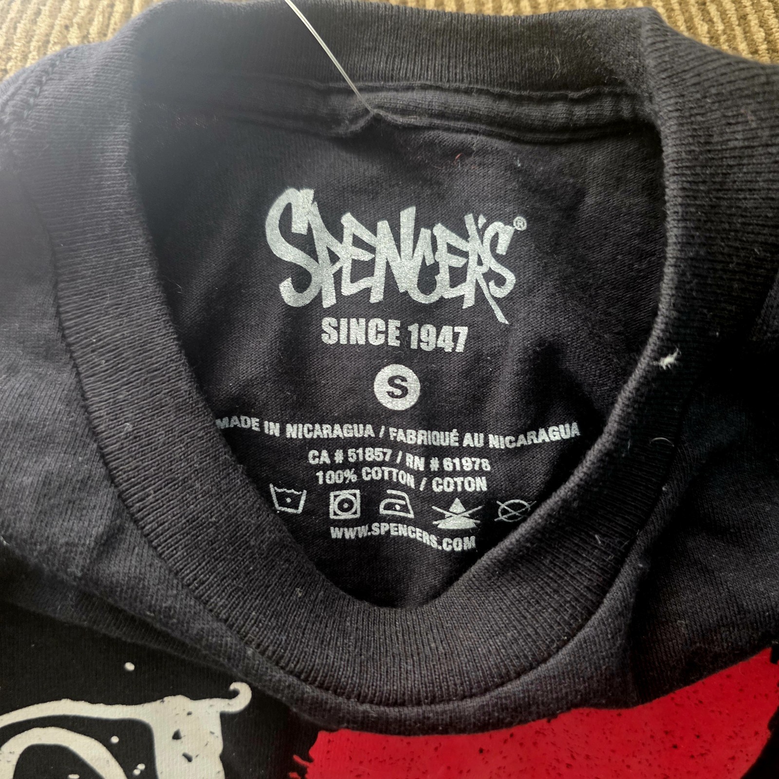 Spencer's Black I Love Emo Boys Graphic Tee Men's S Cotton Crew Neck gallery