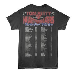 Tom Petty & The Heartbreakers Great Wide Open Tour 91-92 Locations Men’s T Shirt