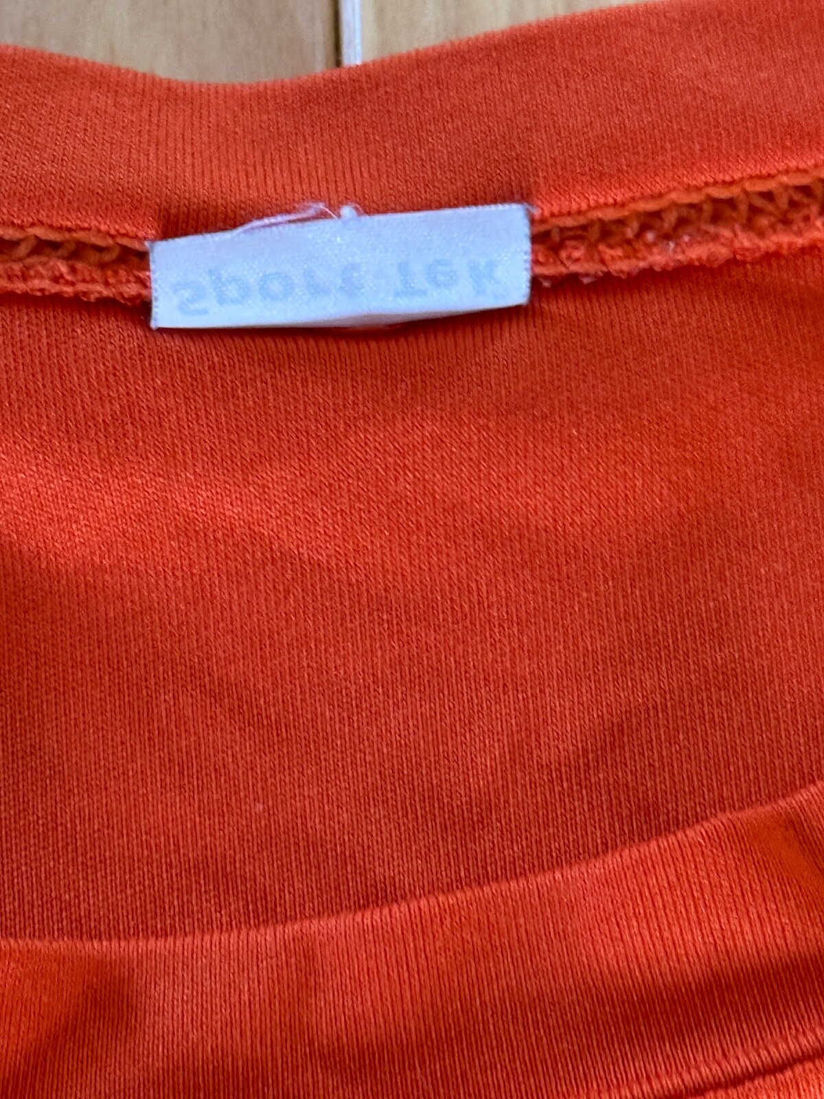 SportTek Short Sleeve T Shirt Mens Orange 5K Kildeer Event Volunteer Size Medium gallery