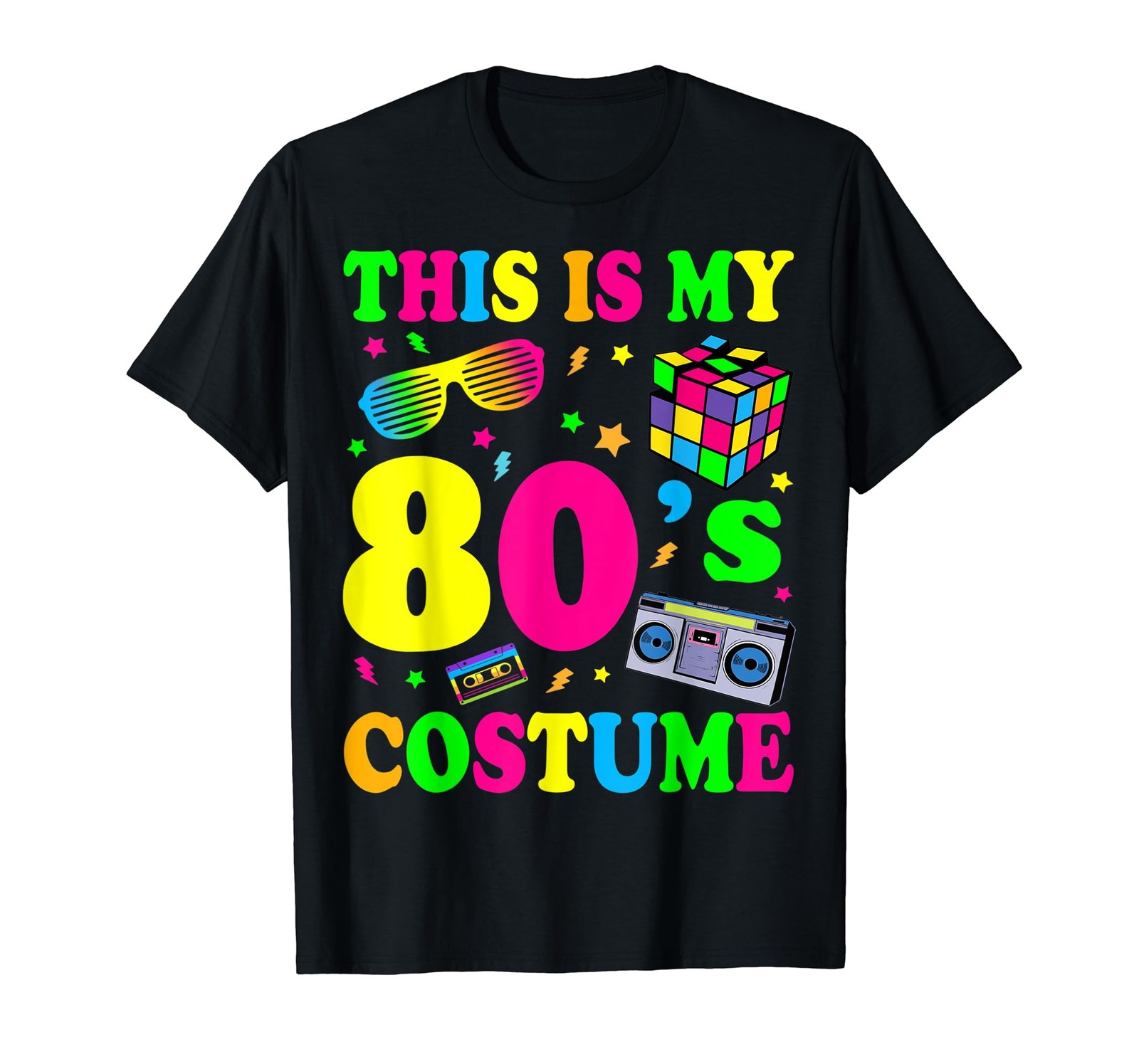 This Is My 80s Costume T-Shirt 80's 90's Party T-Shirt gallery