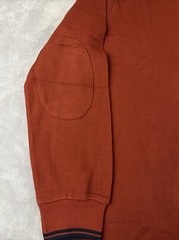Ben sherman mens long sleeve orange pullover thermal shirt size 2XL