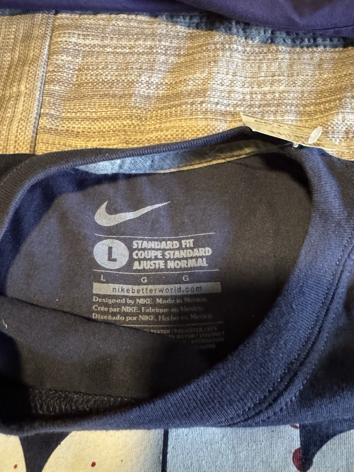 RARE New York Yankees Nike Boston Massacre Shirt BANNED BRAND NEW WITH TAG LG gallery