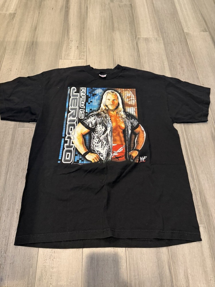Vintage Y2K WWF Y2J Chris Jericho 2000 T Shirt Raw is Jericho XL