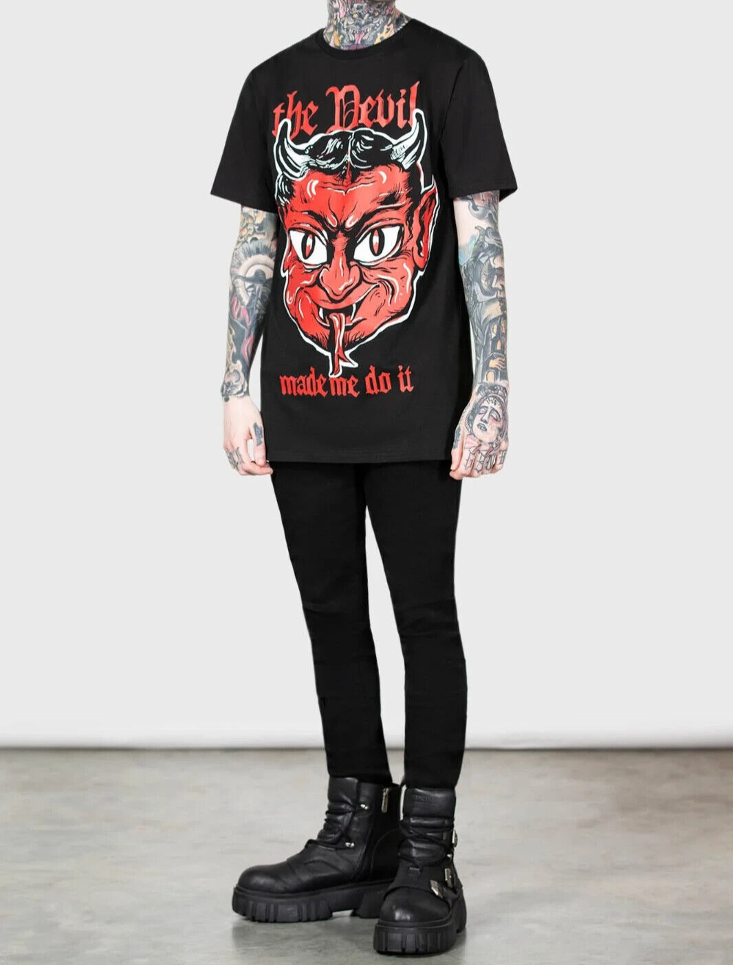 Killstar Devil Night T-Shirt Goth Grunge Alternative Punk Unisex Rock KSRA008341 gallery