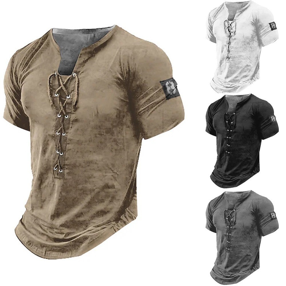For Mens T-Shirts Classic Cotton Blend Gym Sport Tops Male Muscle Pullover gallery