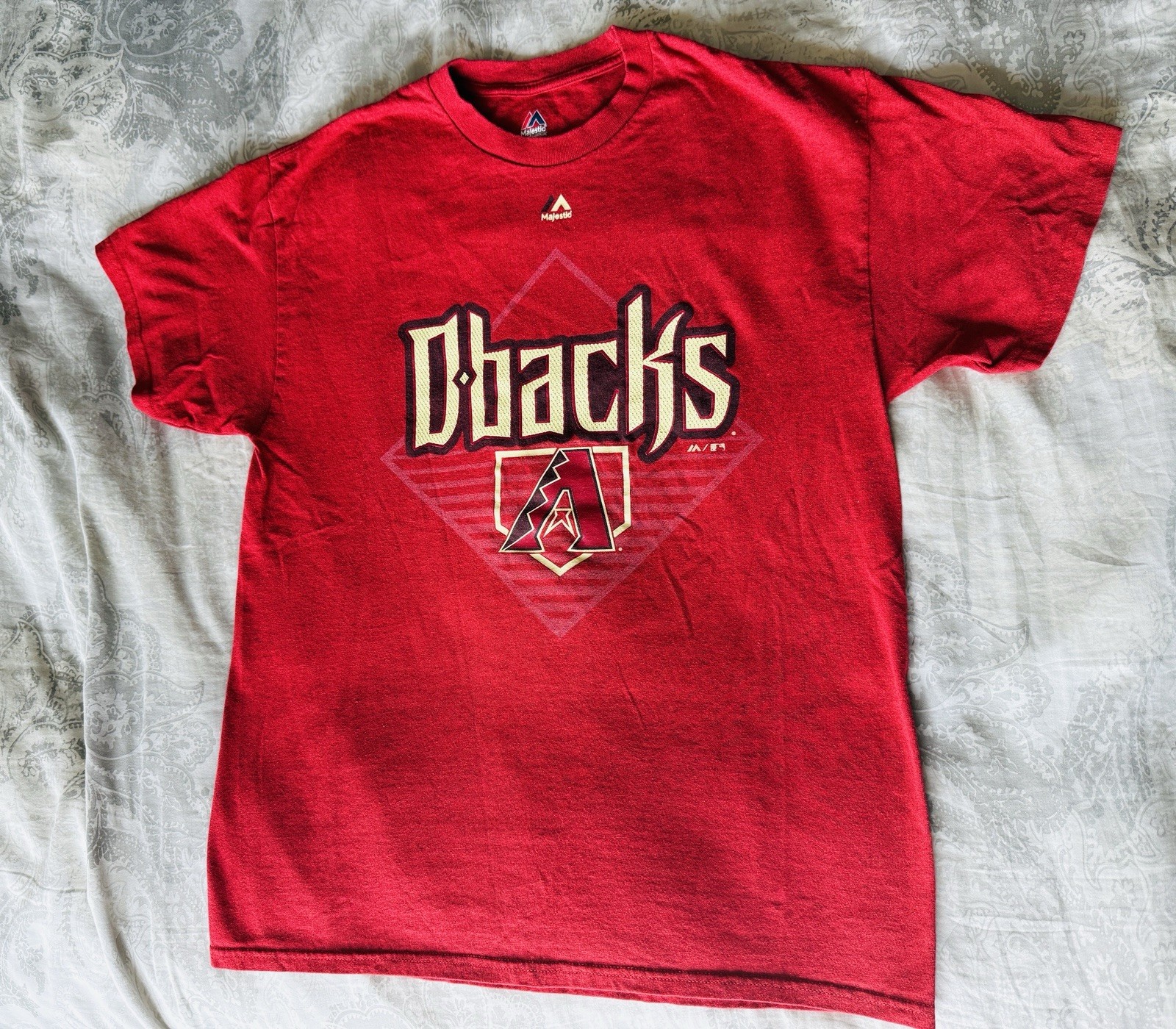Vintage Majestic Arizona Diamondbacks Red MLB Baseball T Shirt Men’s Size Large