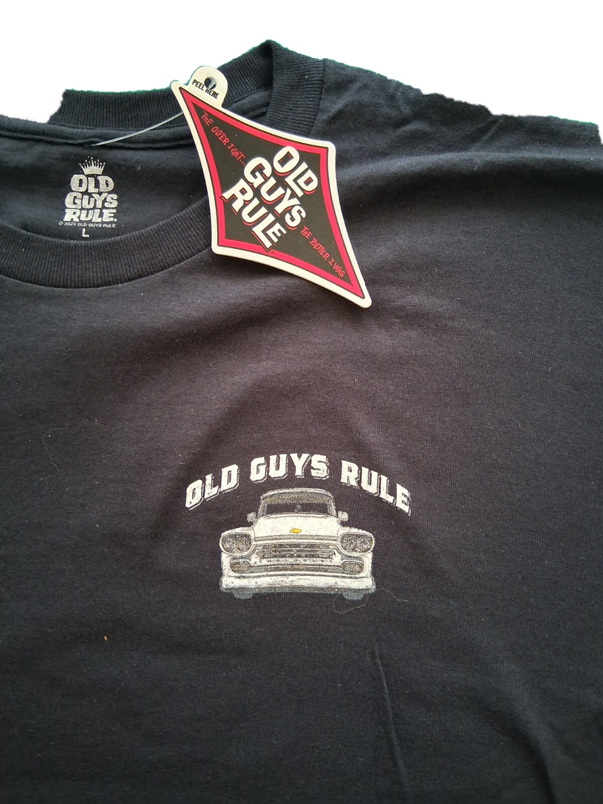 OLD GUYS RULE STILL PLAYS WITH TRUCKS! Black T-Shirt Sizes gallery