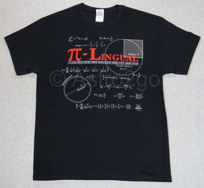 Pi-LINGUAL--Math Geometry Trigonometry Geek Nerd Science Teacher T Shirt S-4XL gallery