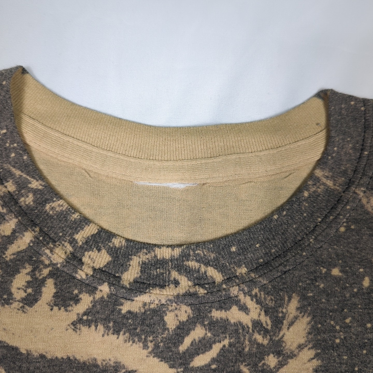 BONNIE LATHAM Vtg Wildlife Art OWL All Over Print AOP Graphic T-SHIRT Men's L gallery
