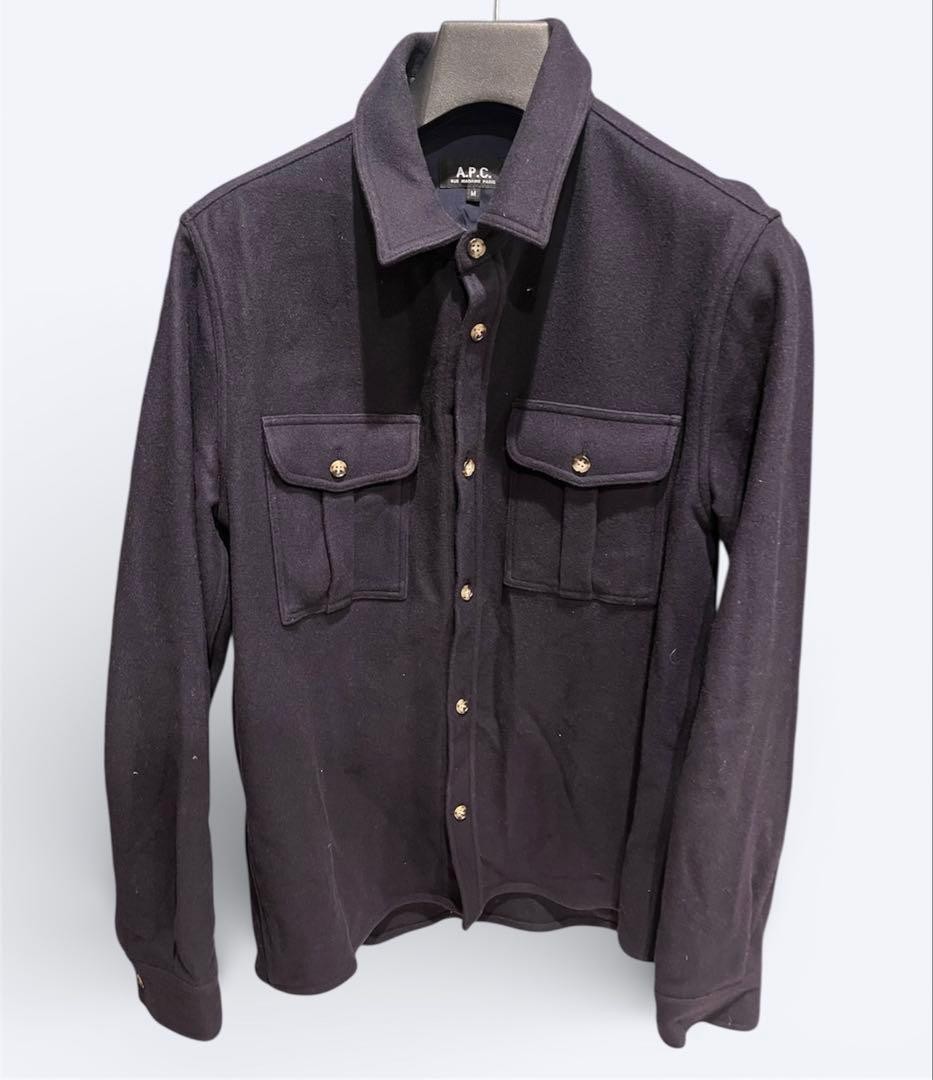 A.P.C. Wool Shirt Jacket M Men's Tops: Popular Brands, Popular Items, Must-Have gallery