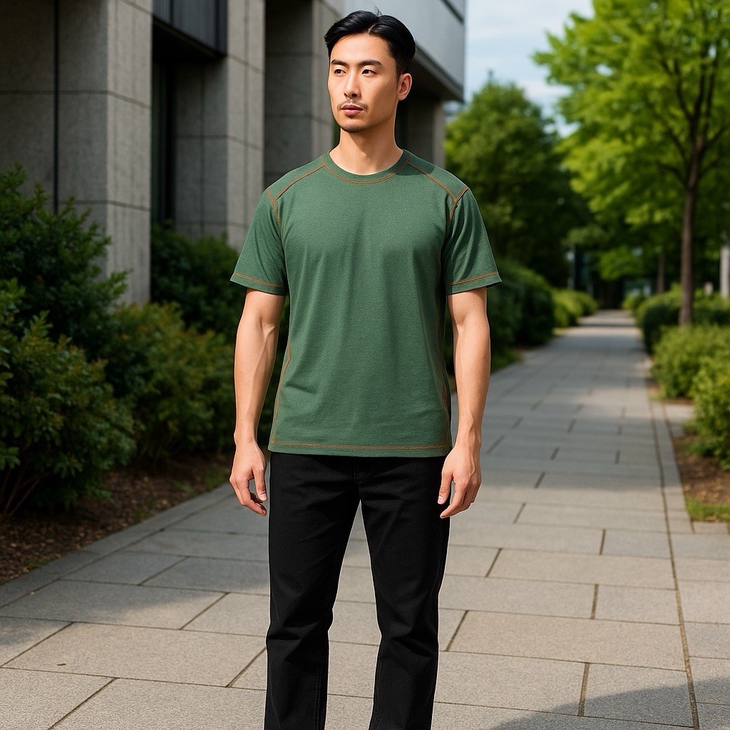 Carbon 2 Cobalt Short Sleeve T-Shirt Mens Sz Medium Green gallery