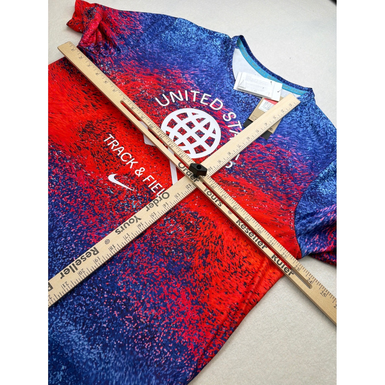 Nike Men's Dri-FIT Running T-Shirt USA Miler FJ3411-635 Track Size Large NWT gallery
