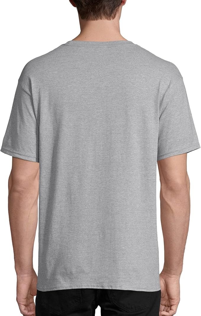 Hanes Men Crew neck T-Shirt 4-Pack ComfortSoft 100% Cotton Heavyweight Tee Plain gallery