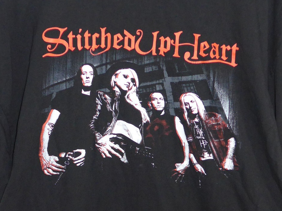 STITCHED UP HEART Rock Band Photo Music Promo Shirt sz XXL gallery