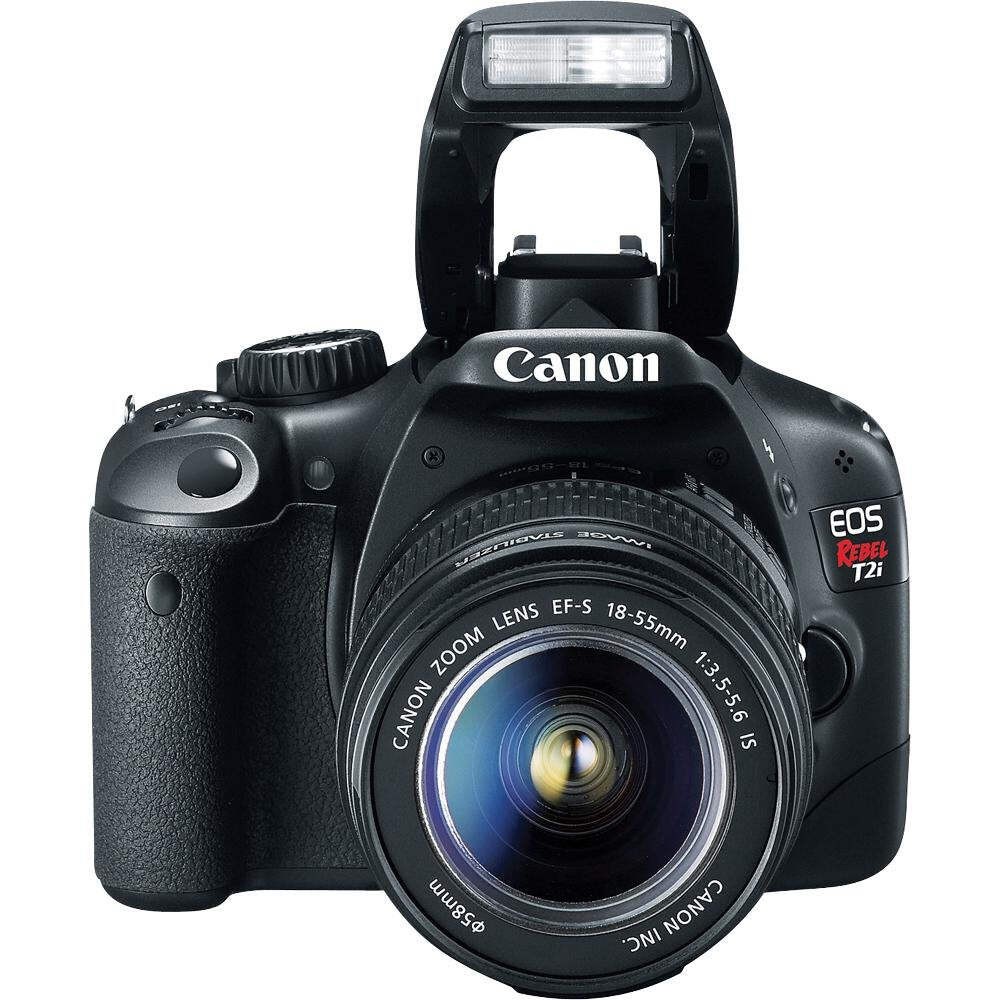 Canon EOS Rebel T2i DSLR Camera with EF-S 18-55mm f/3.5-5.6 IS Lens – NIB