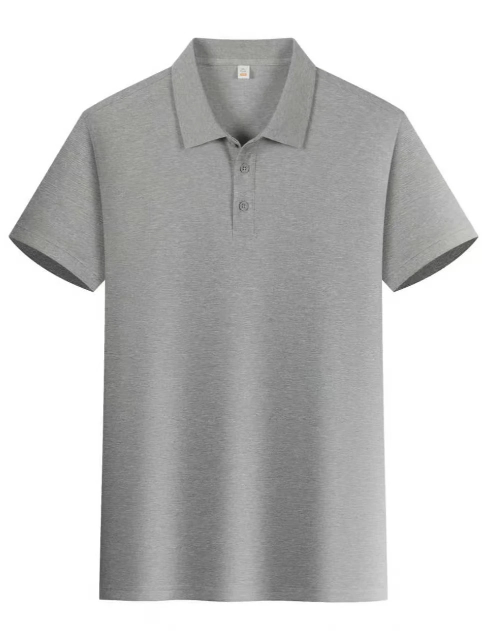 New men’s casual pure-color POLO shirt, suitable for daily commuting, featuring
