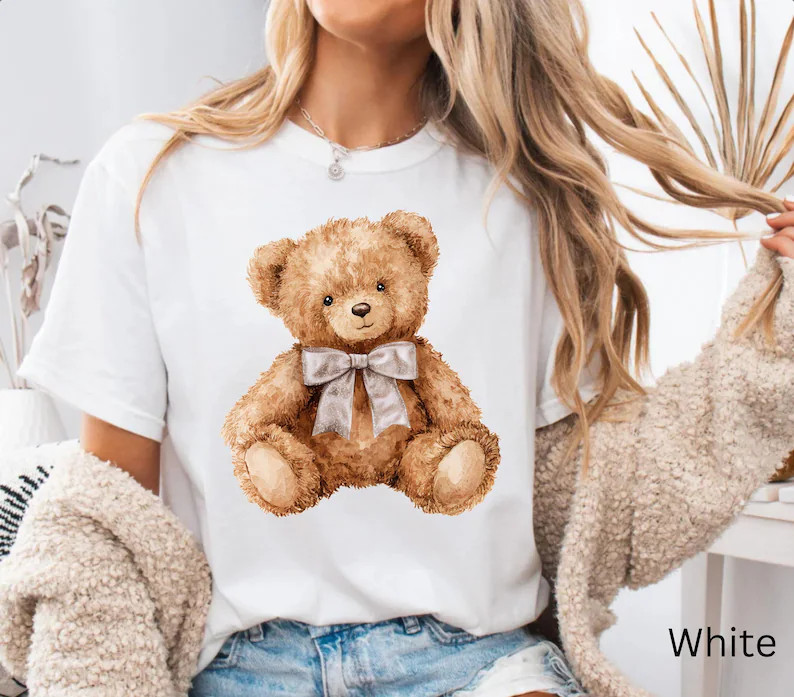 Teddy Bear Comfort Tee Cute Animal Lover Gift Shirt gallery