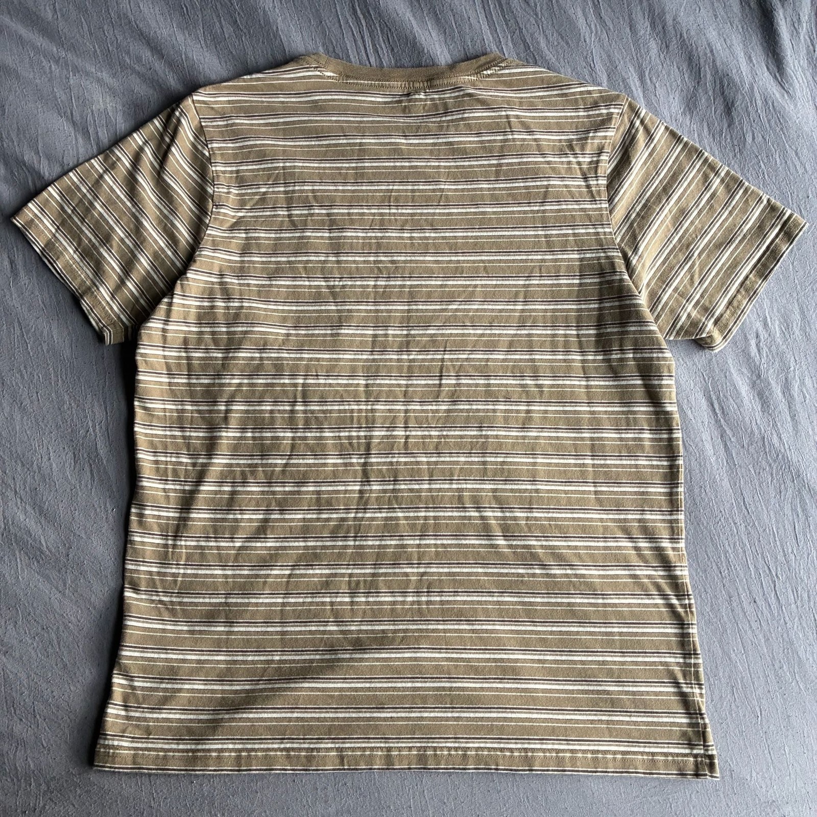 Volcom Men's Sylvan Striped Pocket T-Shirt Khaki gallery