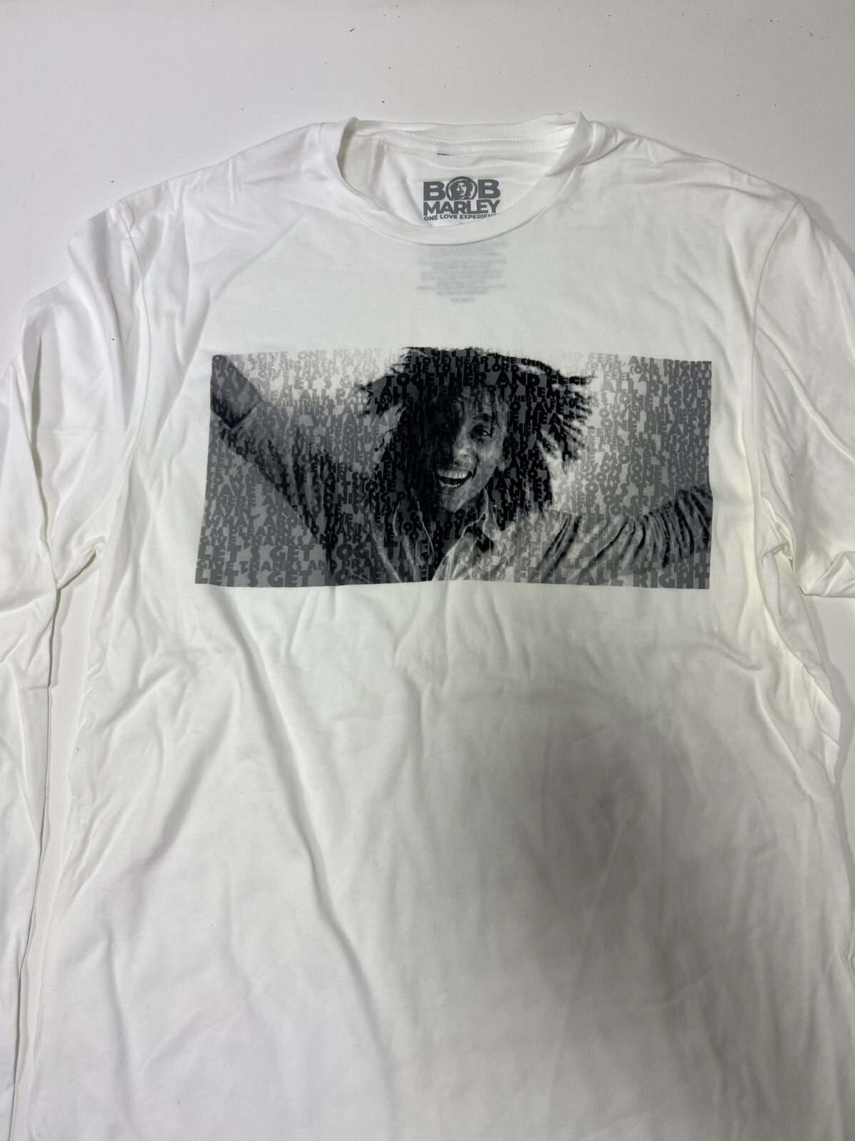 BOB MARLEY ONE LOVE EXPERIENCE Unisex WHITE LONG SLEVEE Tee T-Shirt ORIGINAL NEW gallery