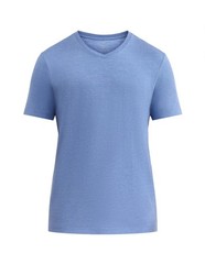 GEORGE Men’s Size S (34-36) V-Neck Tee Short Sleeve Shirt • Blue Ash Heather