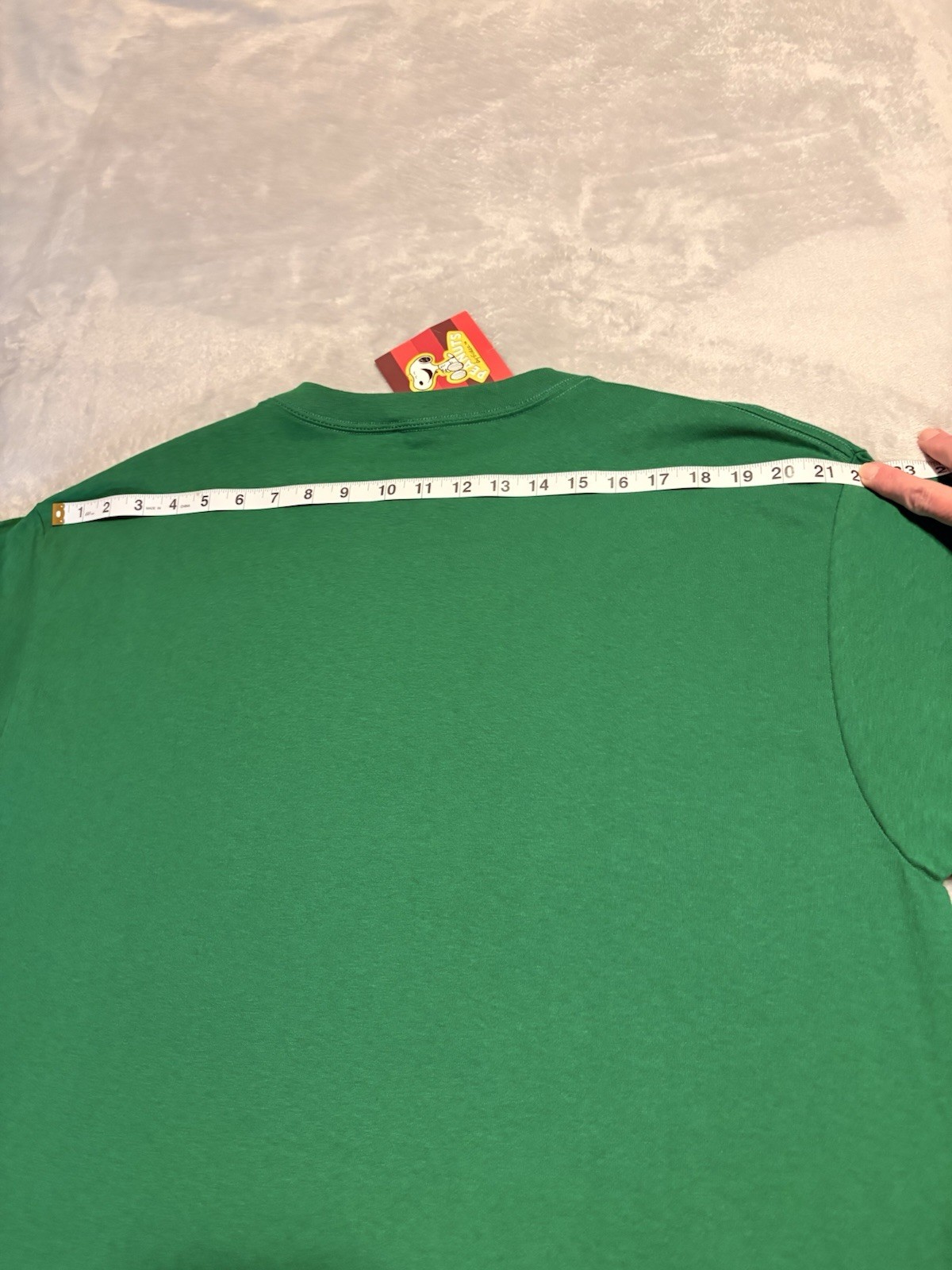 NWT Peanuts Snoopy T-shirt XL Green “I Need A Drink” Graphic Short Sleeve gallery