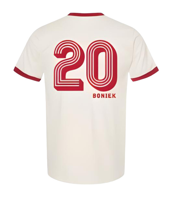 Zbigniew Boniek #20 T-Shirt Retro Polska With Eagle Polish Soccer Player Poland