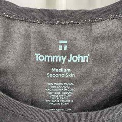 Tommy John Black Crew Neck Short Sleeve T-Shirt Second Skin Mens Medium