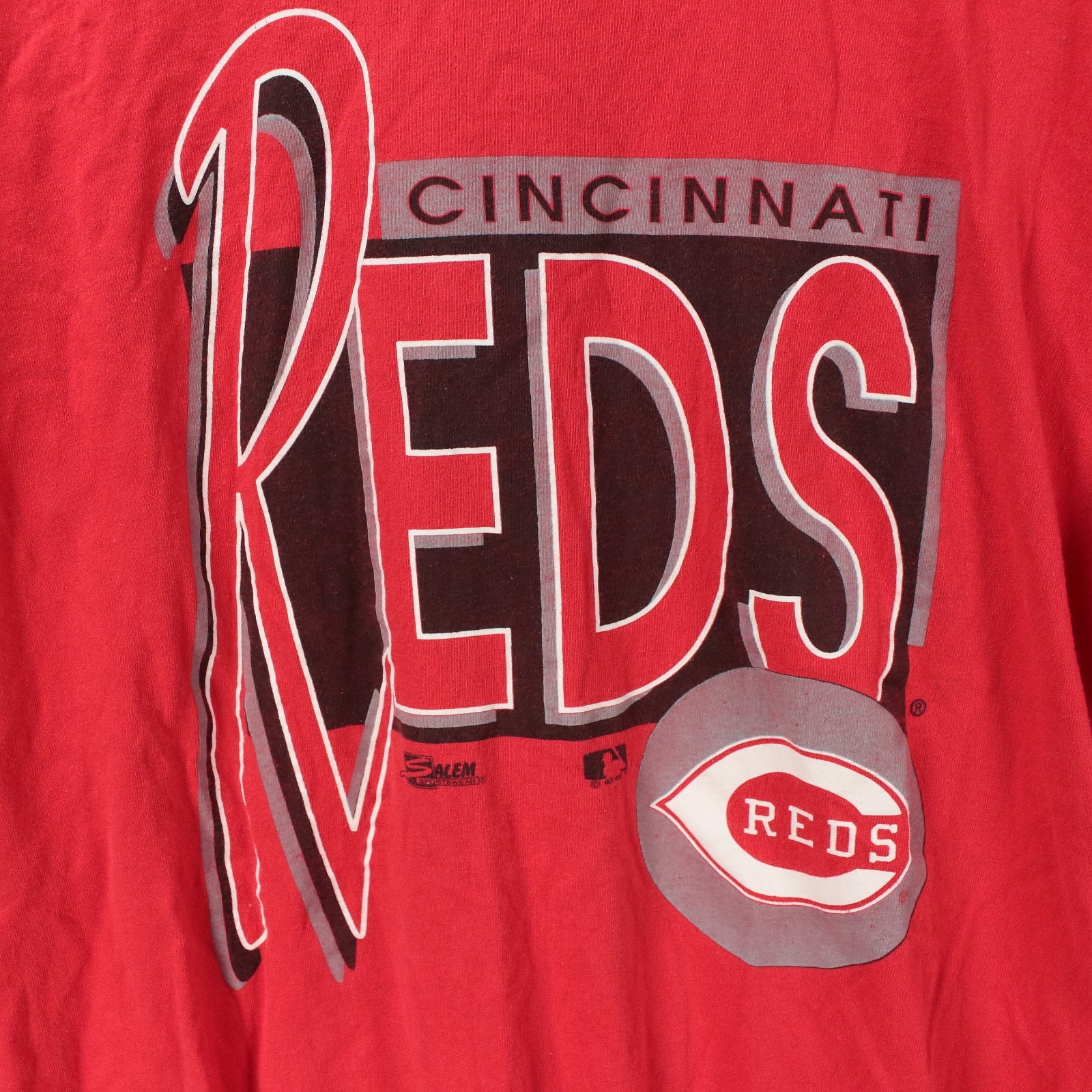 vtg 90s usa made single stitch t-shirt XL cincinnati reds baseball mlb 1992 gallery
