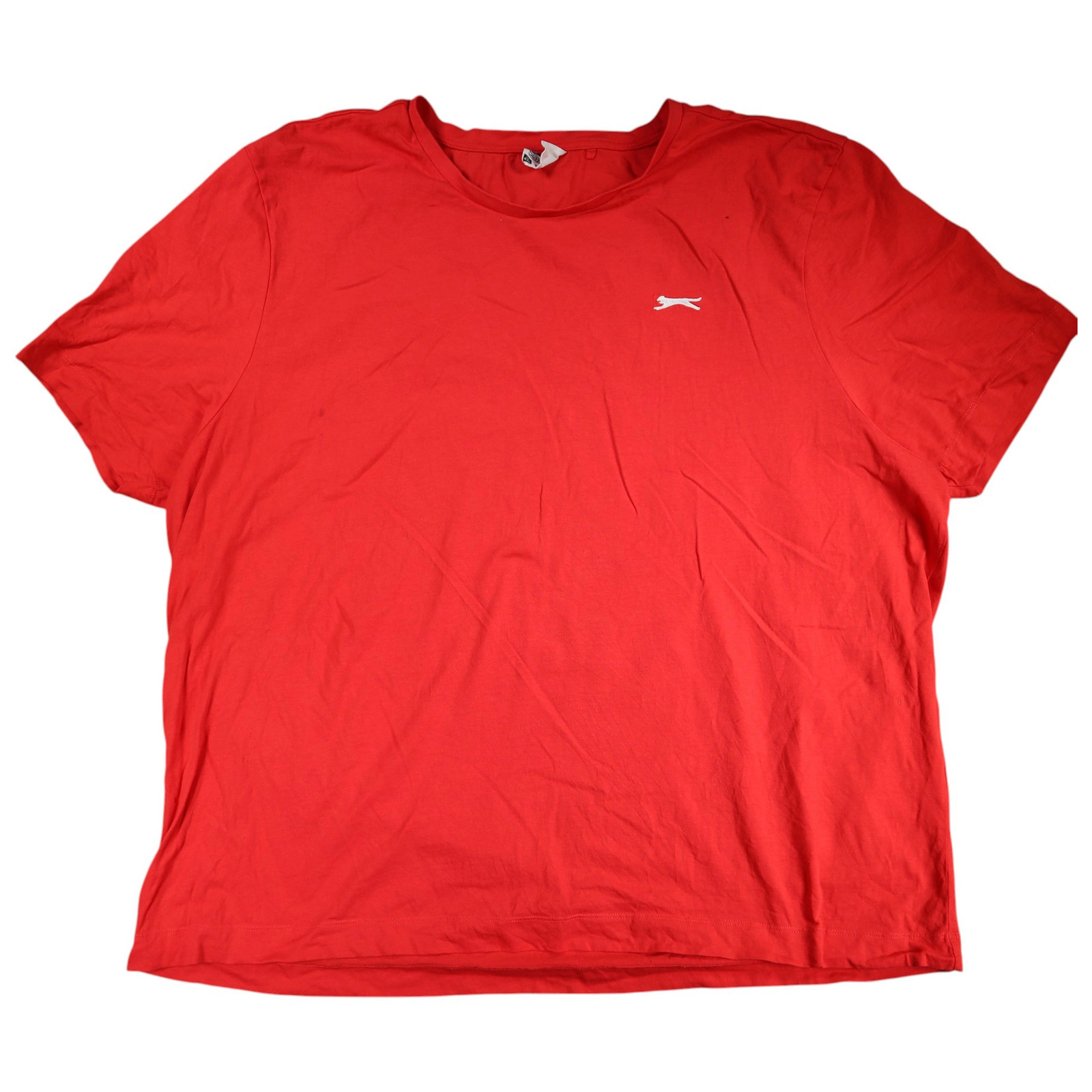 Slazenger Mens T-Shirt Size 4XL Red Short Sleeve Round Neck 100% Cotton gallery