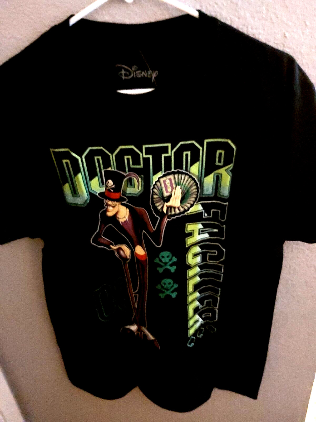 Hot Topic Disney VILLAINS Dr. Facilier Graphic Tee Shirt MENS Med Black NOS 2009 gallery