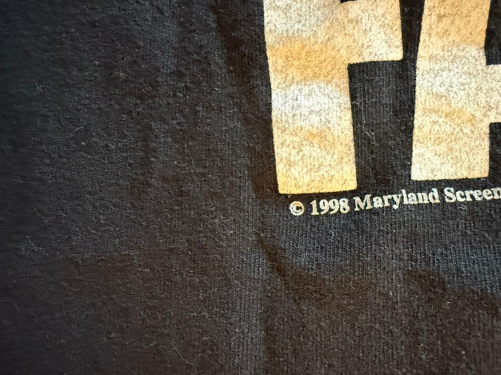 VTG 90s Big Johnson Motorcycles Black T-Shirt - Size Large gallery